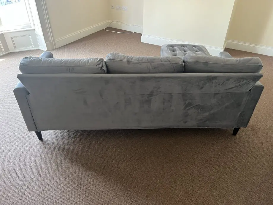 Wayfair Charcoal Grey Reversible Corner Sofa