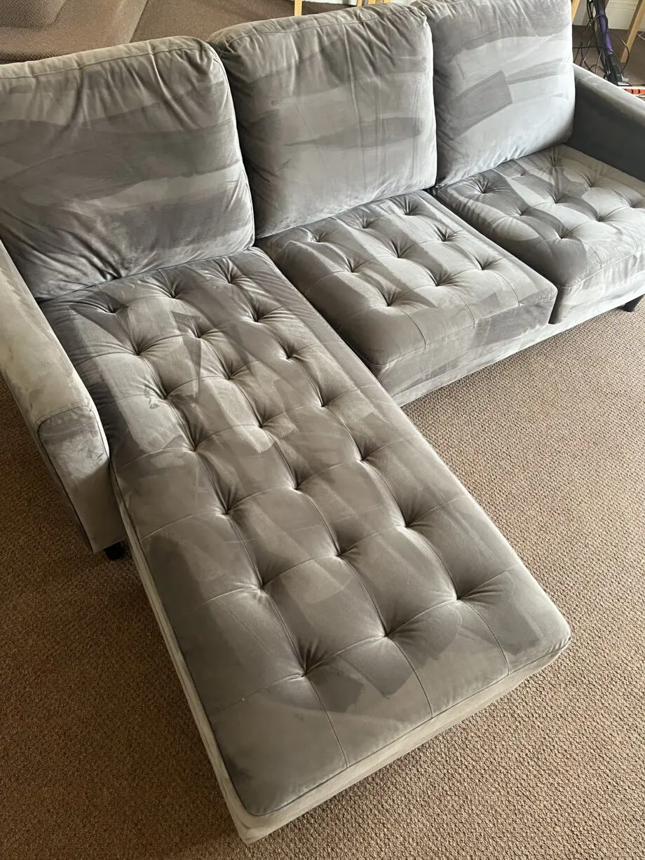 Wayfair Charcoal Grey Reversible Corner Sofa