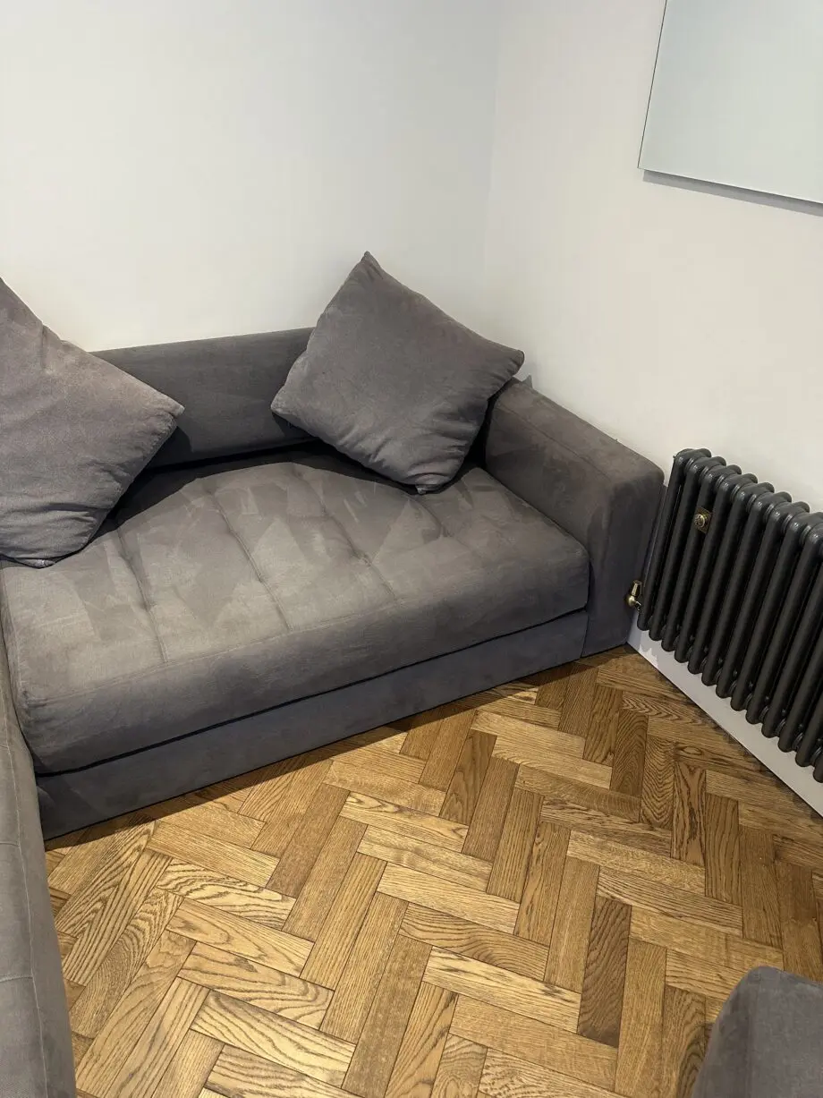 Large corner sofa from Darlings of Chelsea