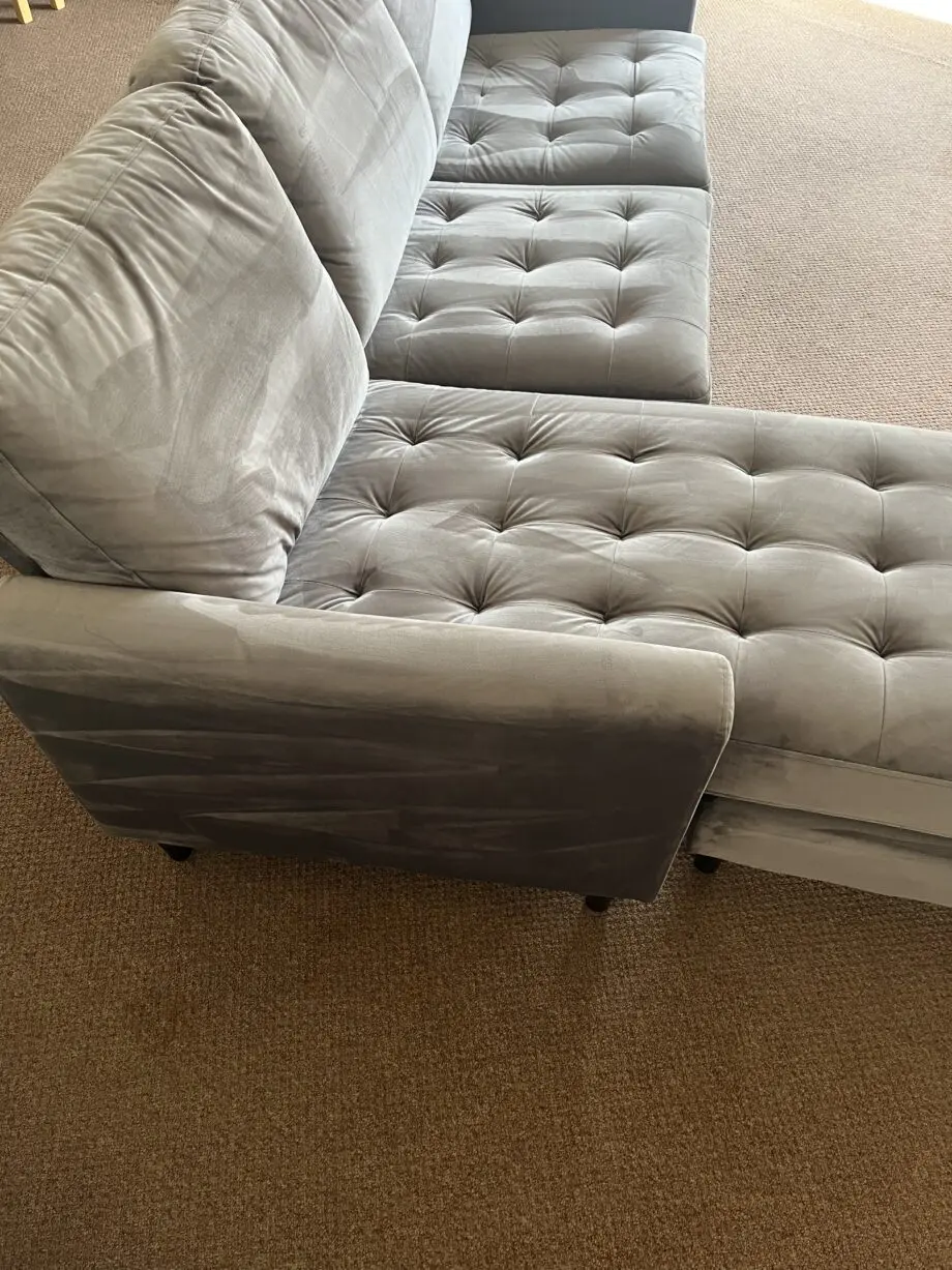 Wayfair Charcoal Grey Reversible Corner Sofa