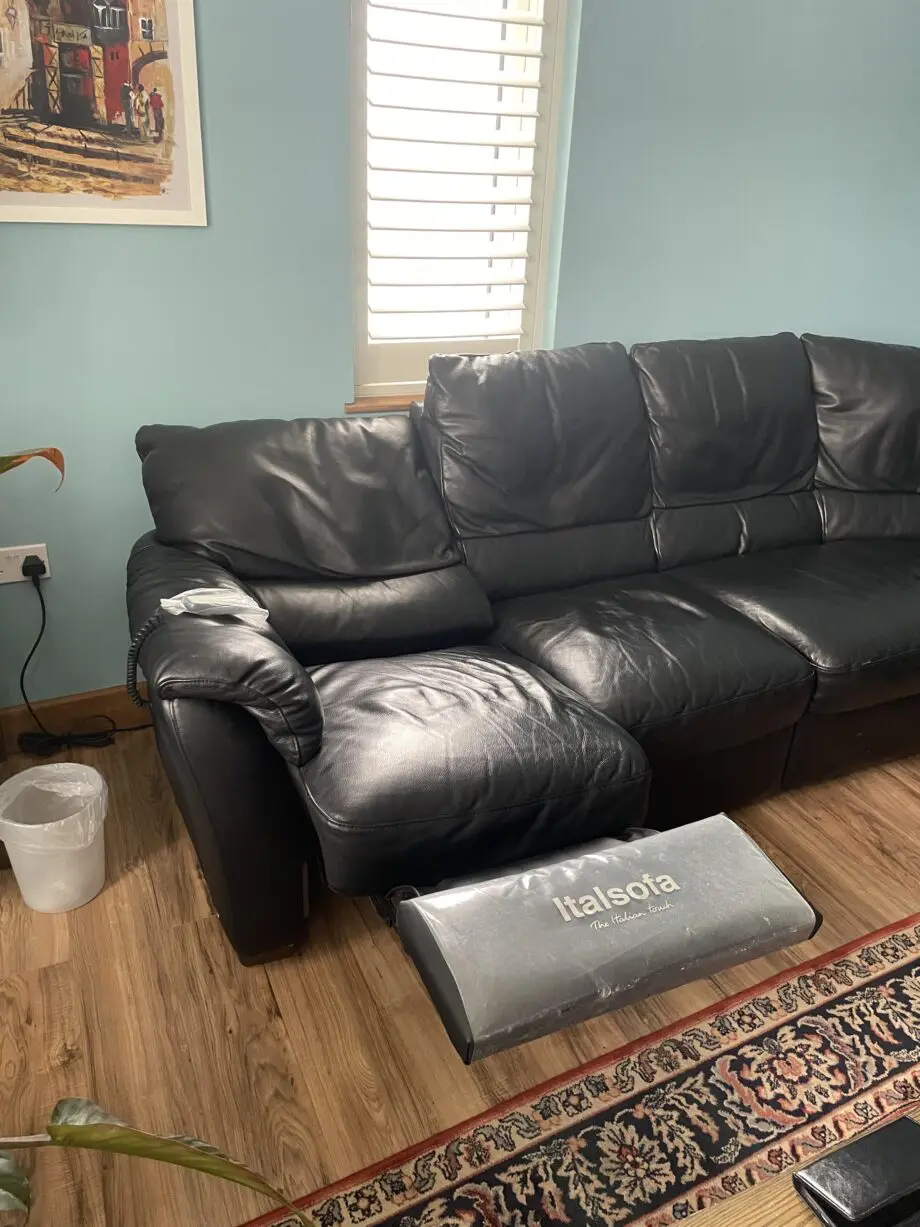 Italsofa black Sofa
