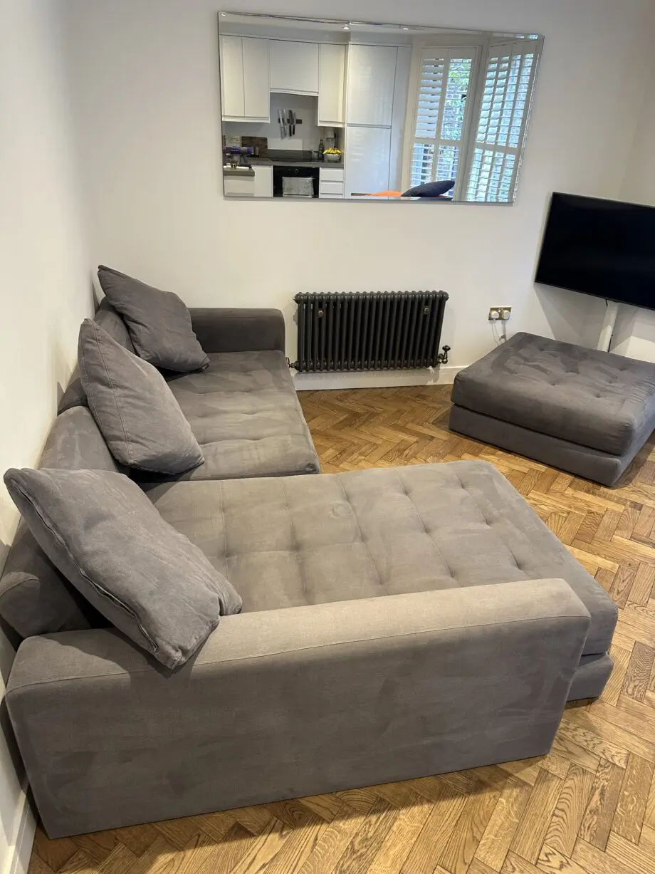 Large corner sofa from Darlings of Chelsea