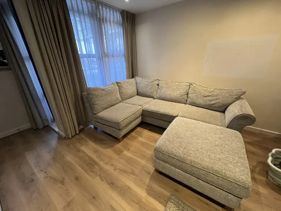 Scs aurora corner sofa light grey