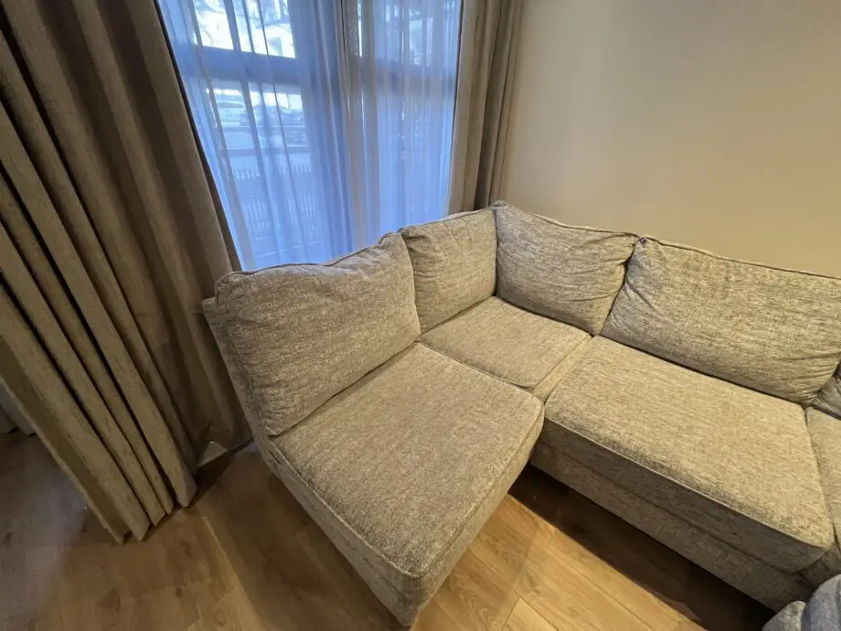 Scs aurora corner sofa light grey