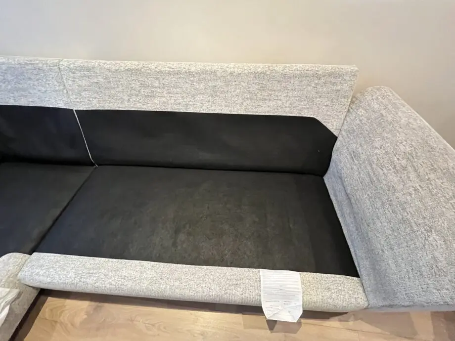 Scs aurora corner sofa light grey