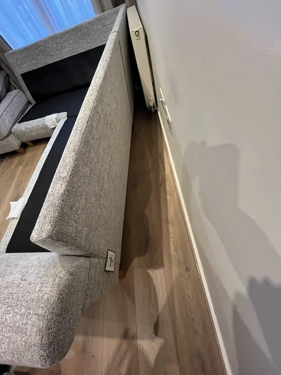 Scs aurora corner sofa light grey