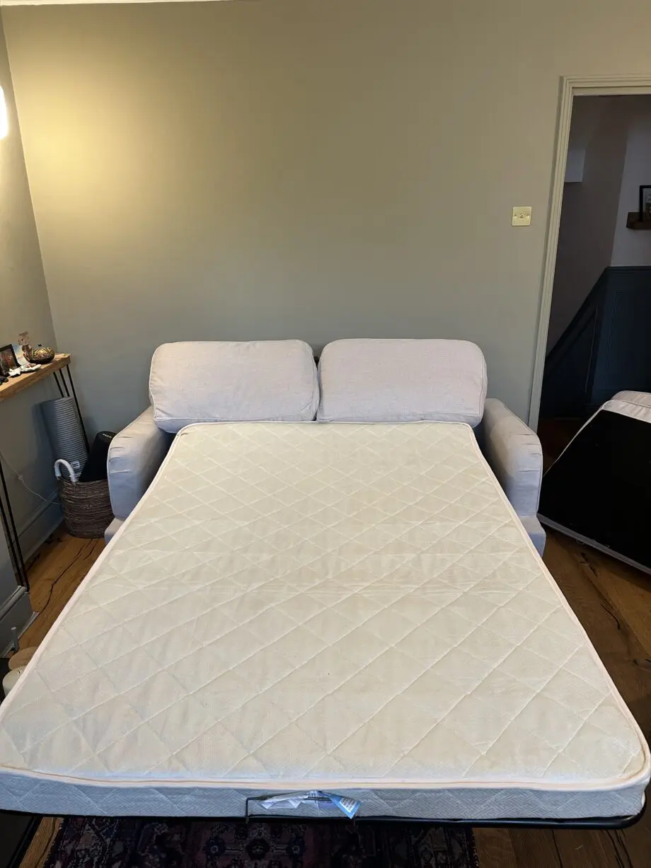 Dunelm Beatrice 3 Seater Sofa Bed - Beige/Oatmeal
