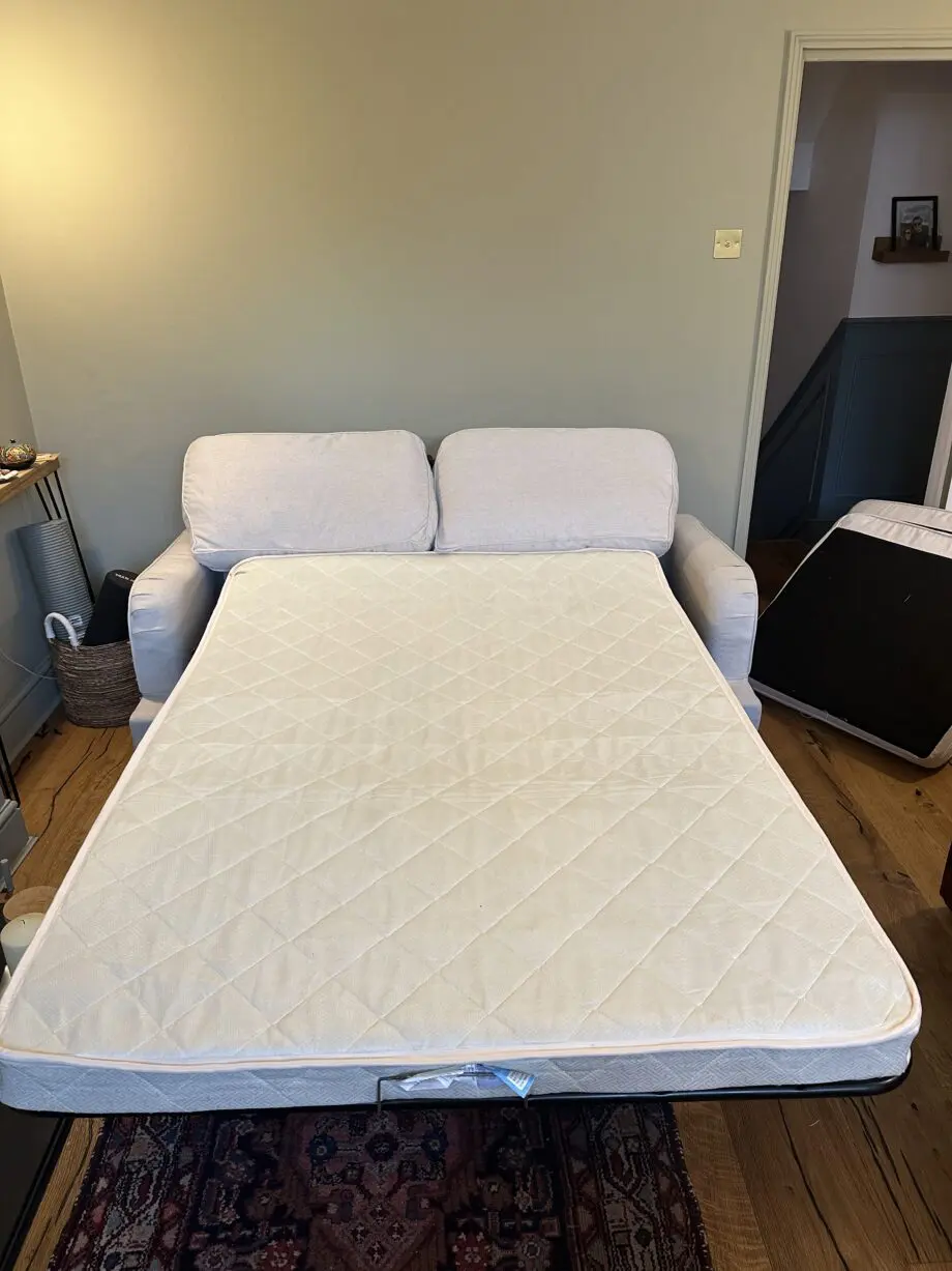 Dunelm Beatrice 3 Seater Sofa Bed - Beige/Oatmeal