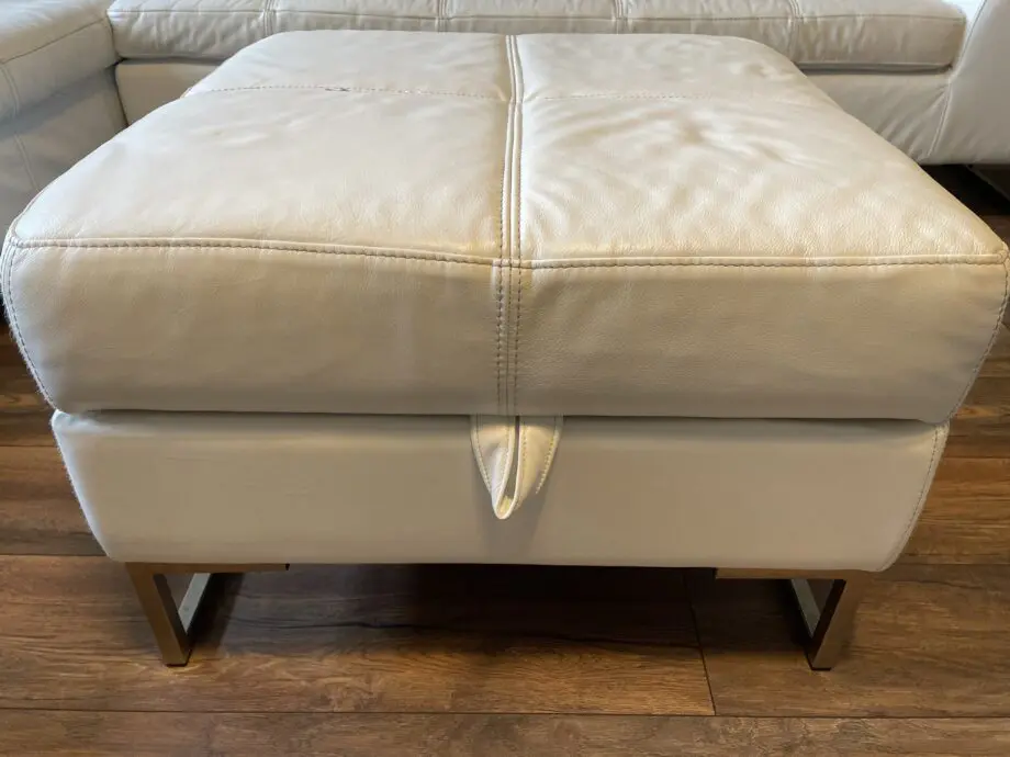 Leather corner sofa