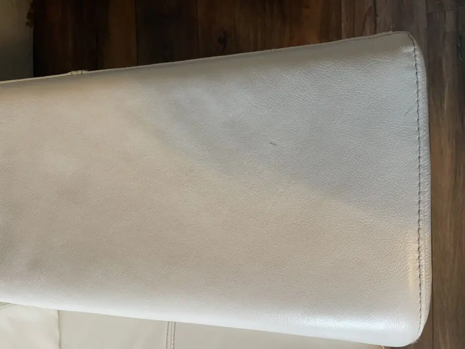 Leather corner sofa