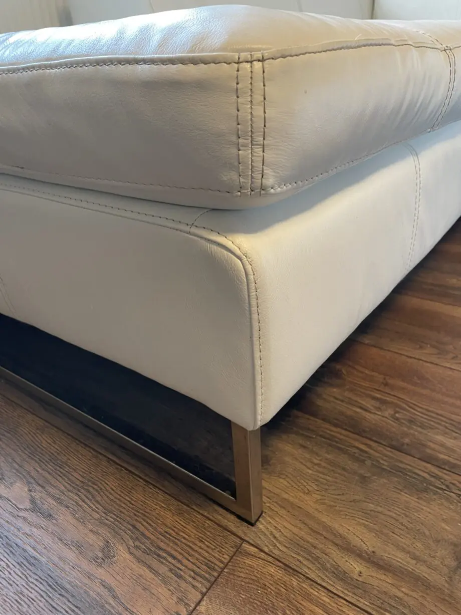Leather corner sofa