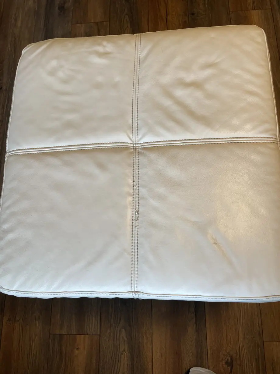 Leather corner sofa