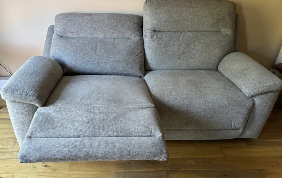 DFS Braidee - 3 seater power plus recliner in grey