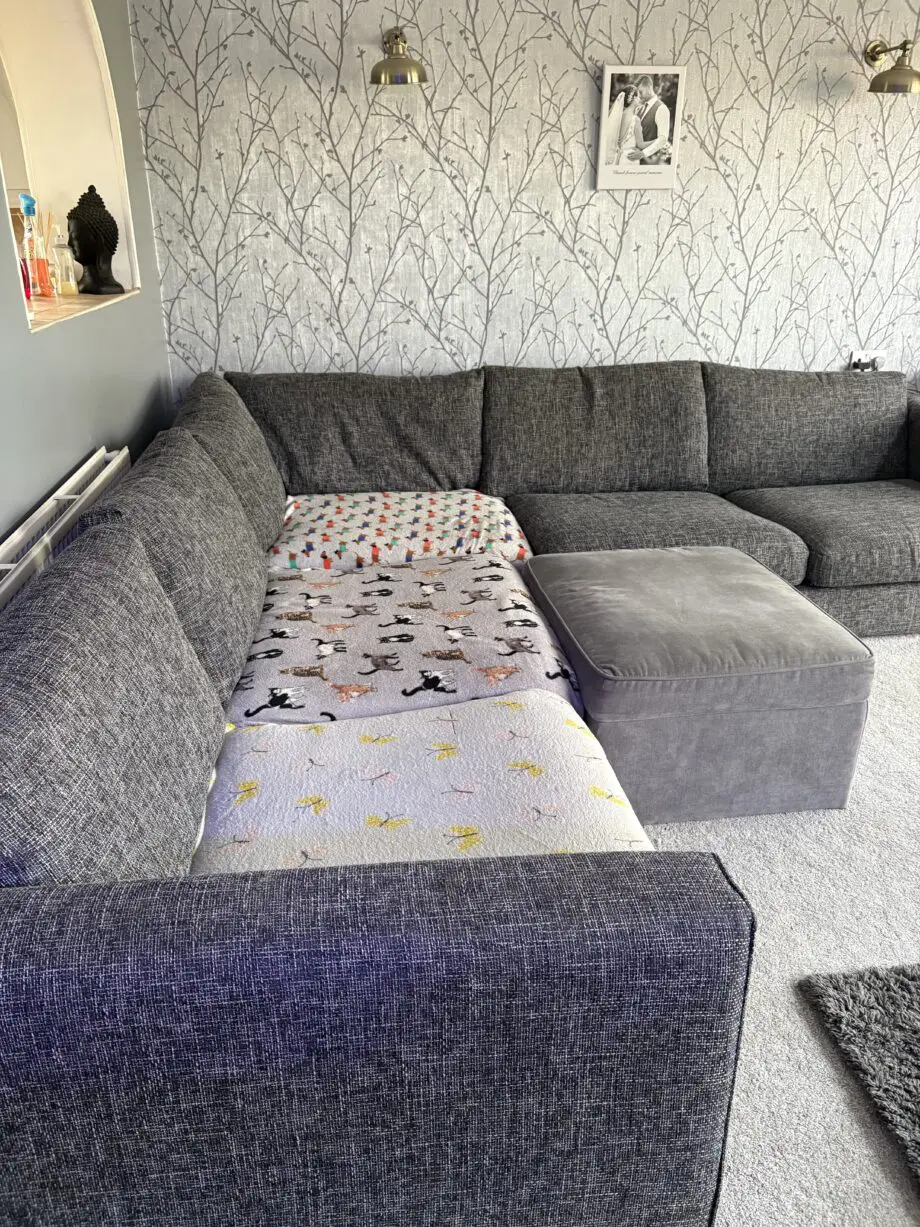 Sofology grey corner sofa