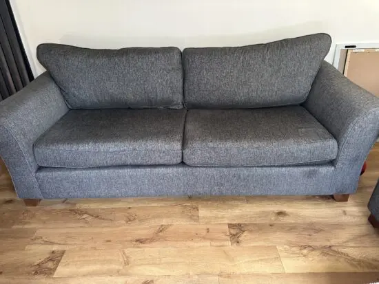 Westbridge Furiture Abbey Extra Large Sofa in Charcoal