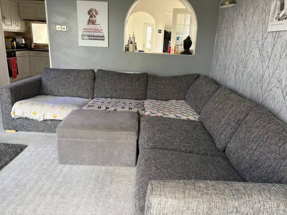 Sofology grey corner sofa