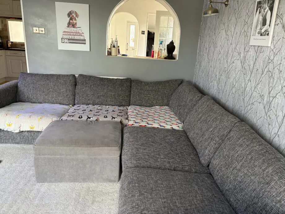 Sofology grey corner sofa