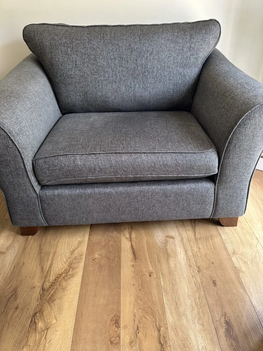 Westbridge Furniture Abbey Love Seat Charcoal