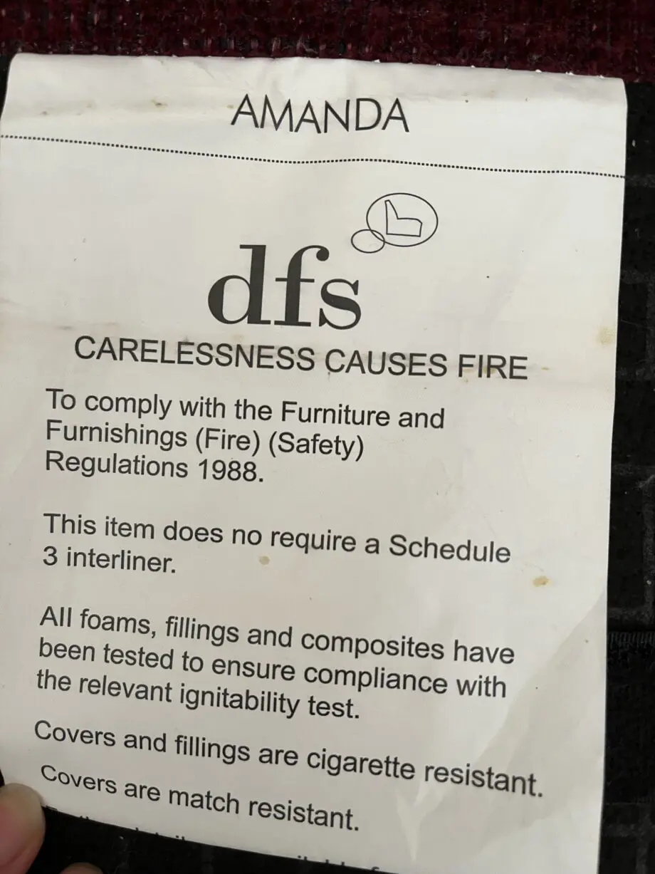 DSF marron Amanda sofa