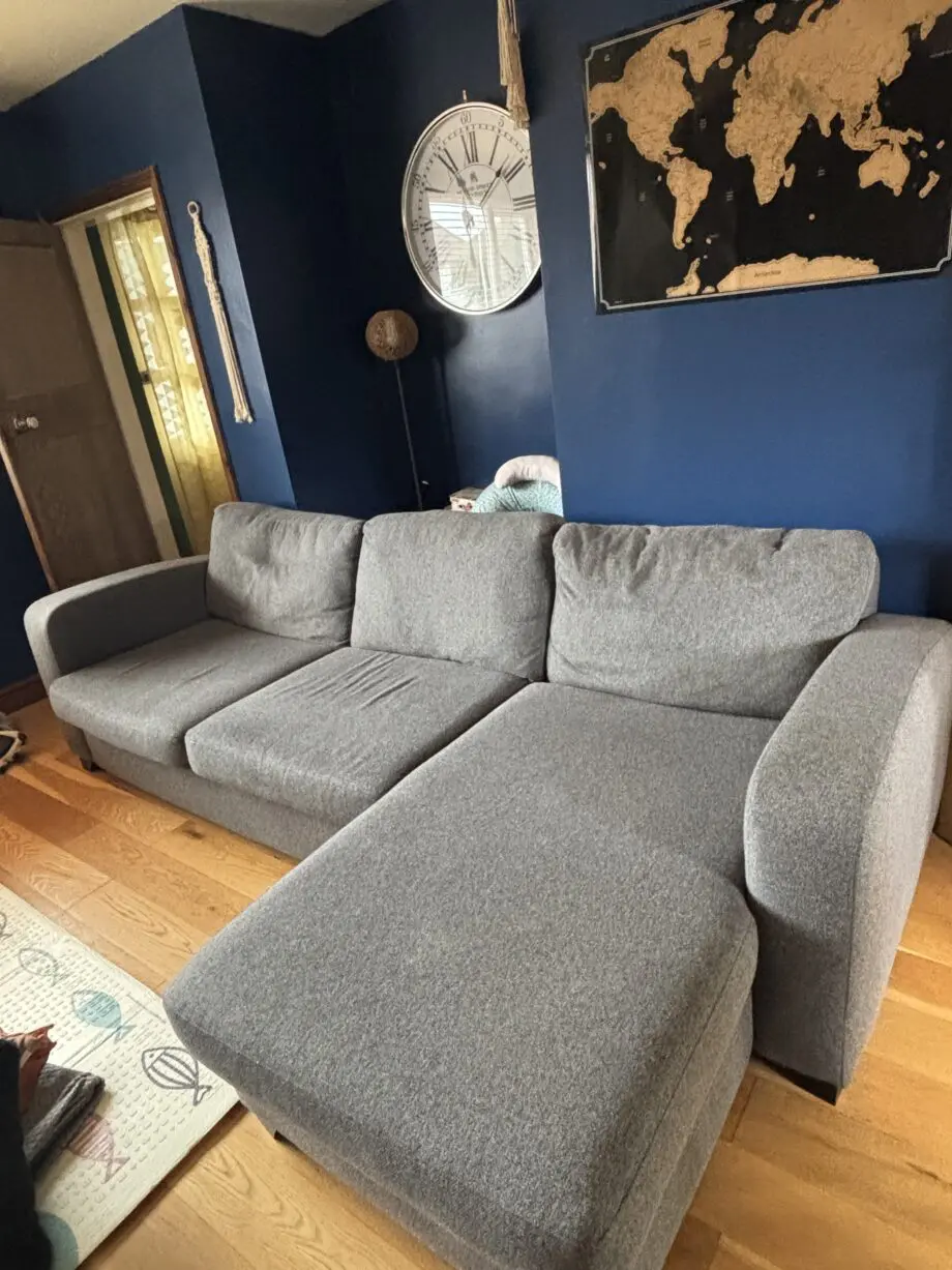 Grey DFS sofa