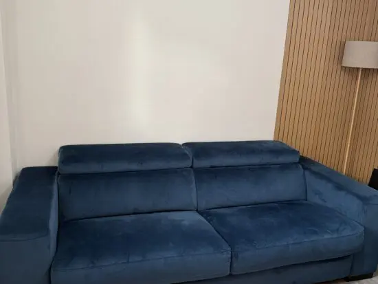 DFS Wander velvet 3 and 2 seater sofa