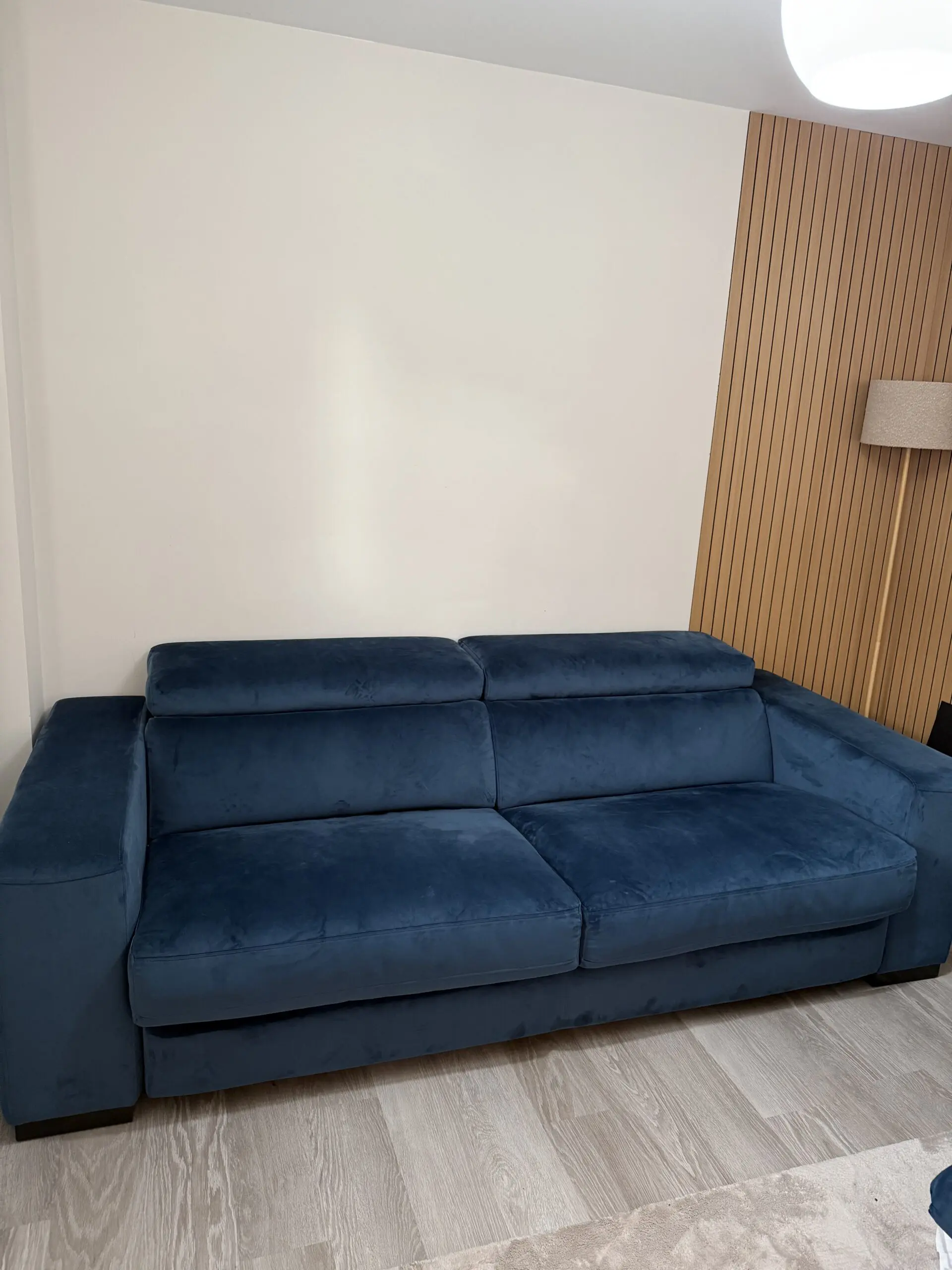 DFS Wander velvet 3 and 2 seater sofa