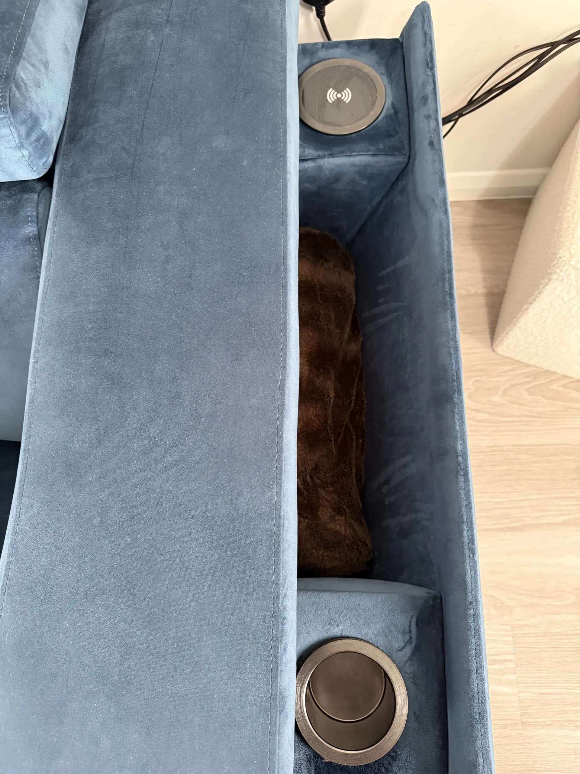 DFS Wander velvet 3 and 2 seater sofa