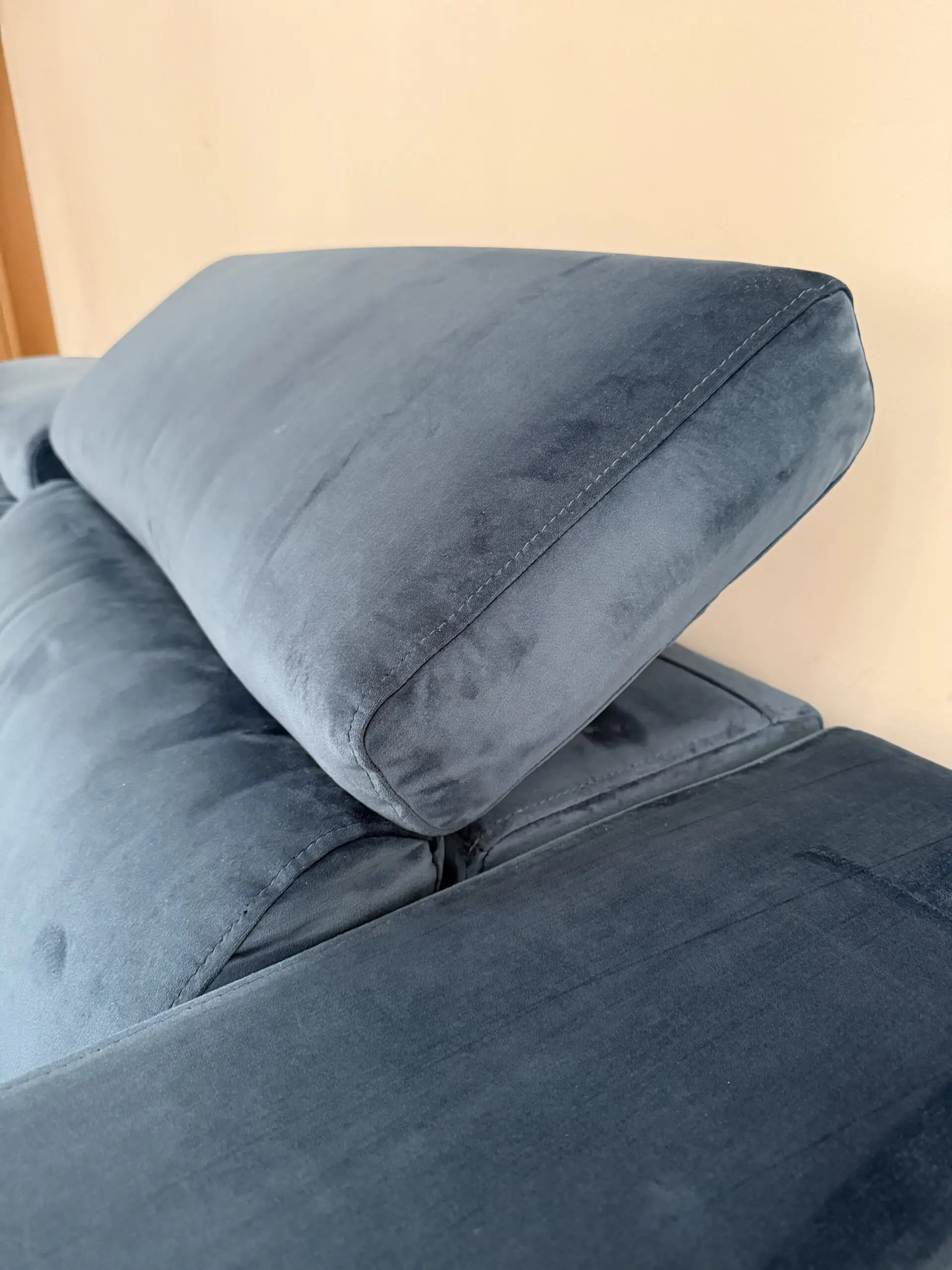 DFS Wander velvet 3 and 2 seater sofa