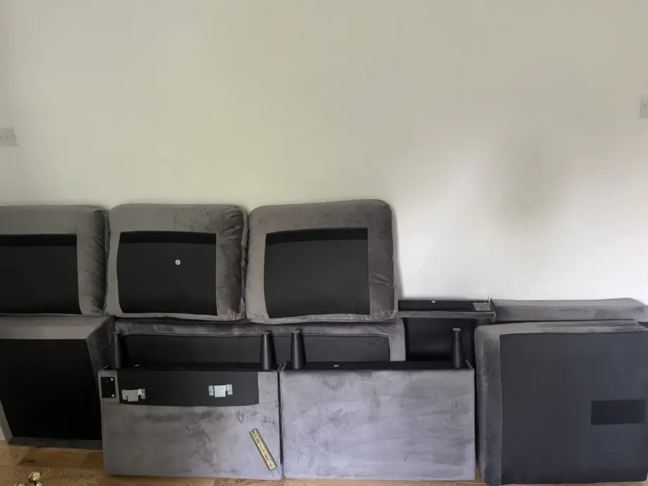 Wayfair Charcoal Grey Reversible Corner Sofa