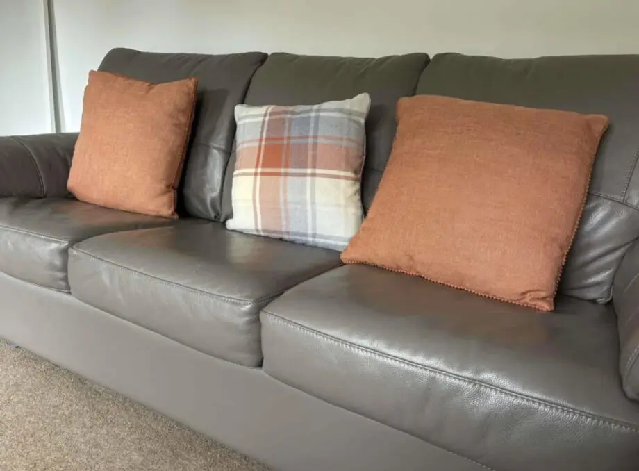 Lucius Leather 3 Seater Sofa Bed