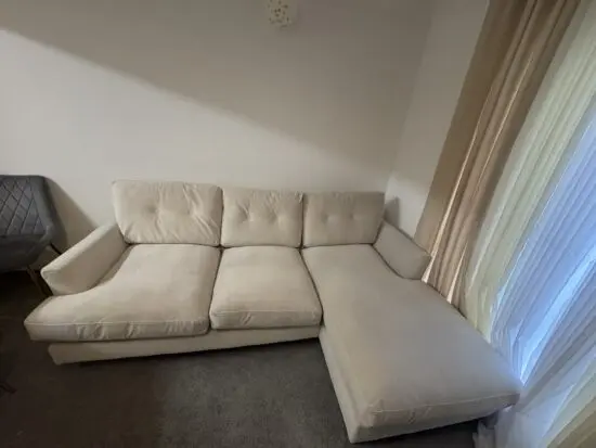 JOULES Deluxe Velvet Natural L shaped soon