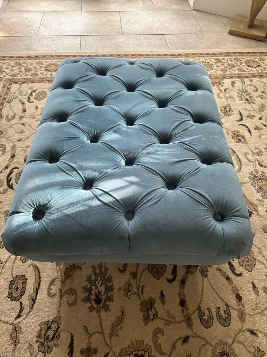 Teal 3 seater sofa