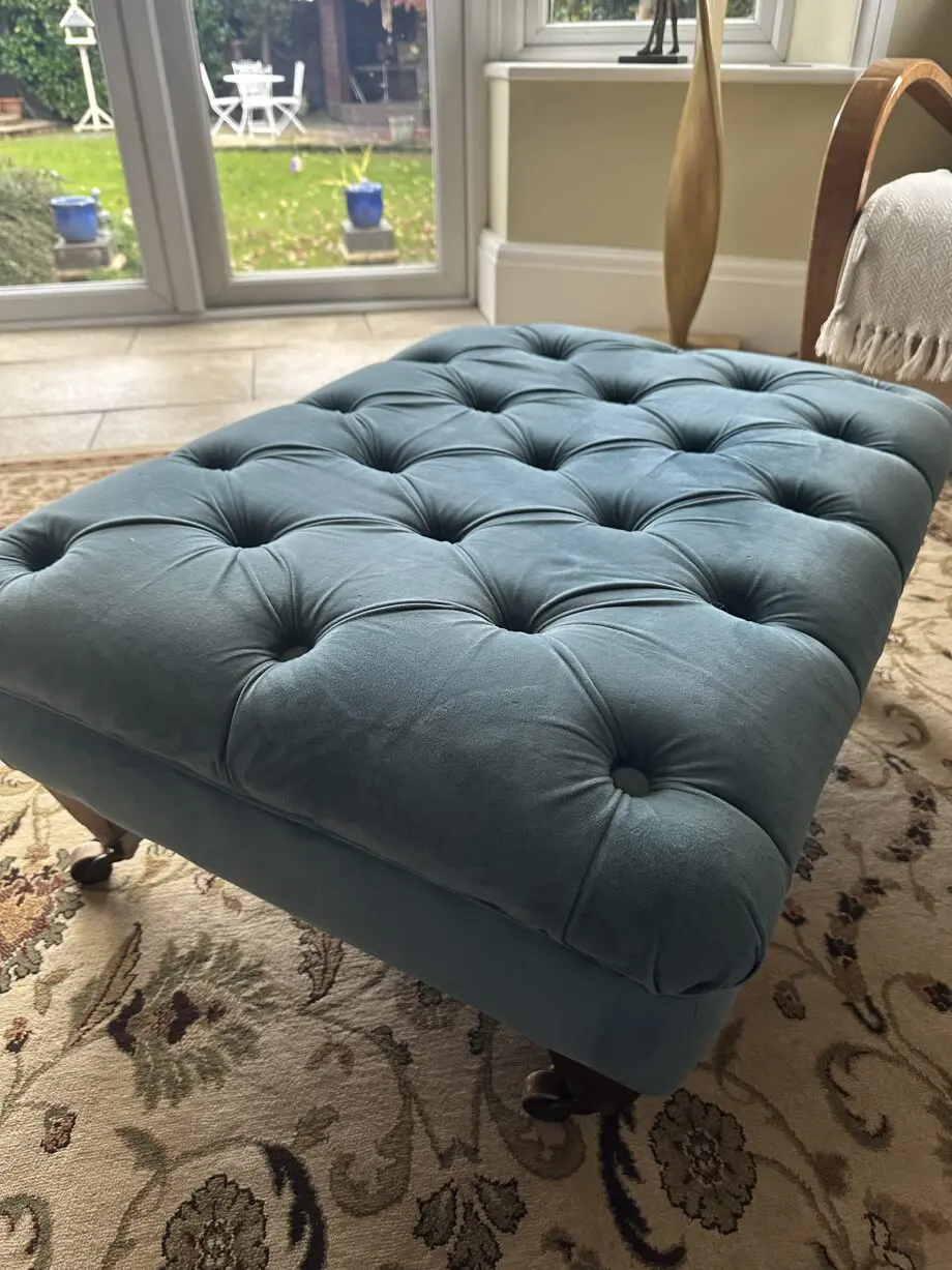 Teal 3 seater sofa