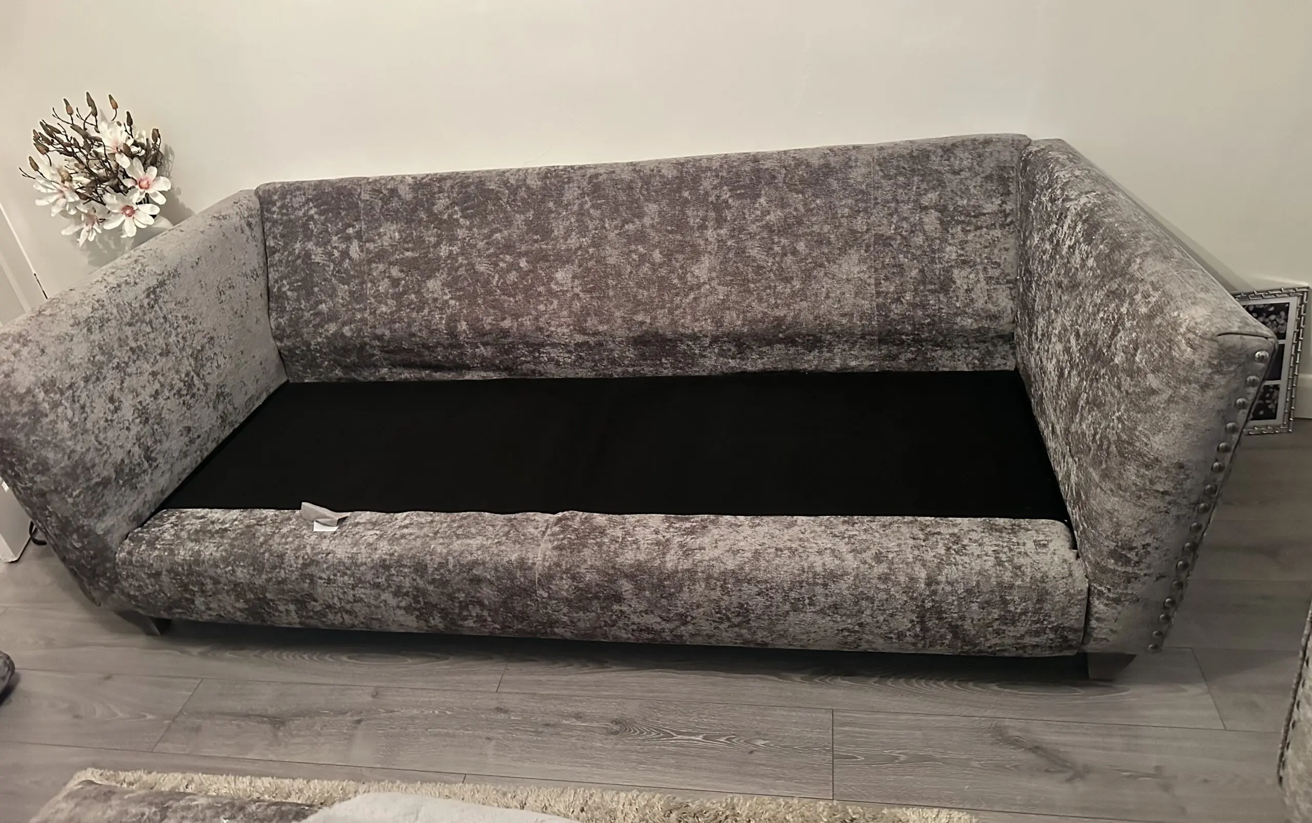 4 seater sofa , 2 seater snuggle chair and foot stool