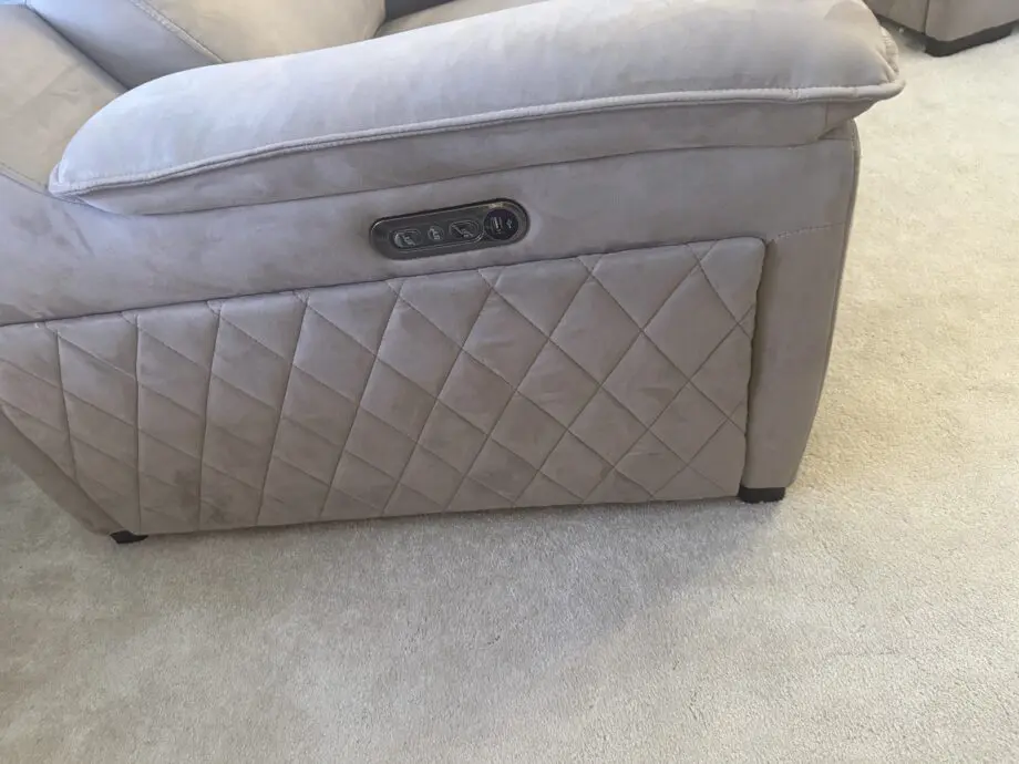 Sofology Benz Reclining Sofa, Chair and Footstool