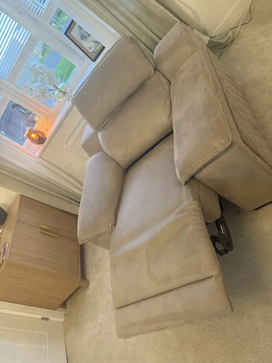 Sofology Benz Reclining Sofa, Chair and Footstool