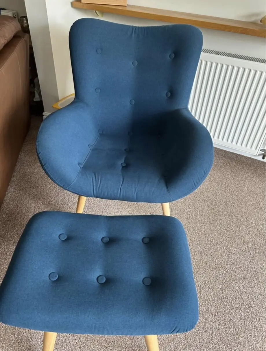 Chair and Footstool