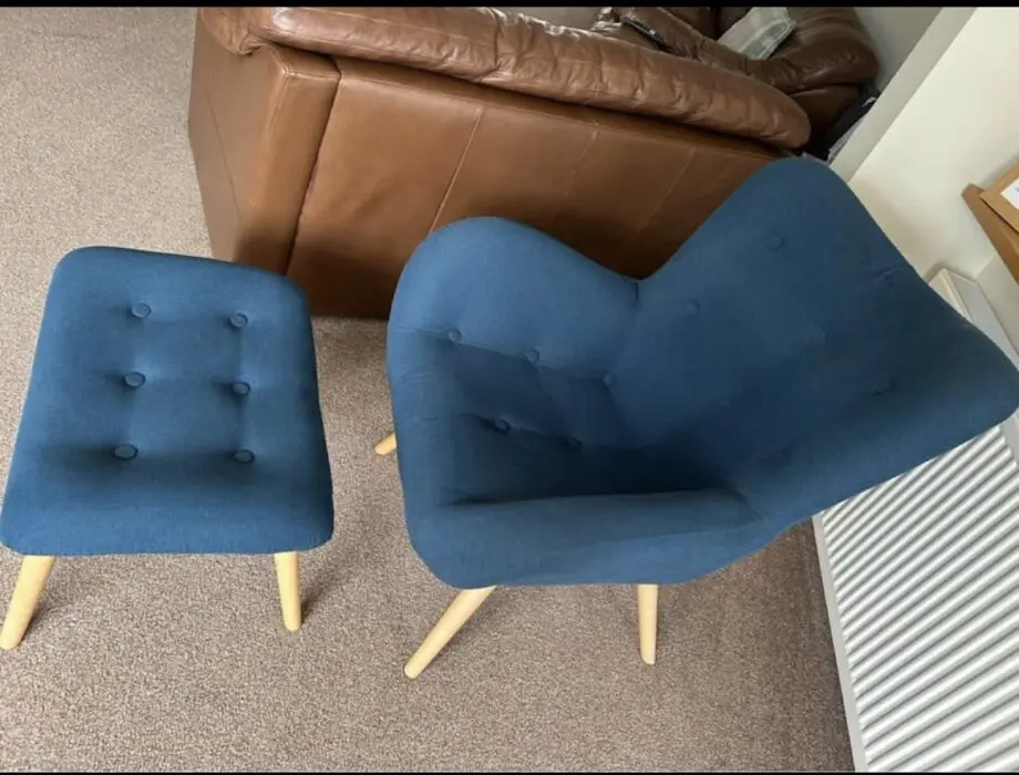 Chair and Footstool