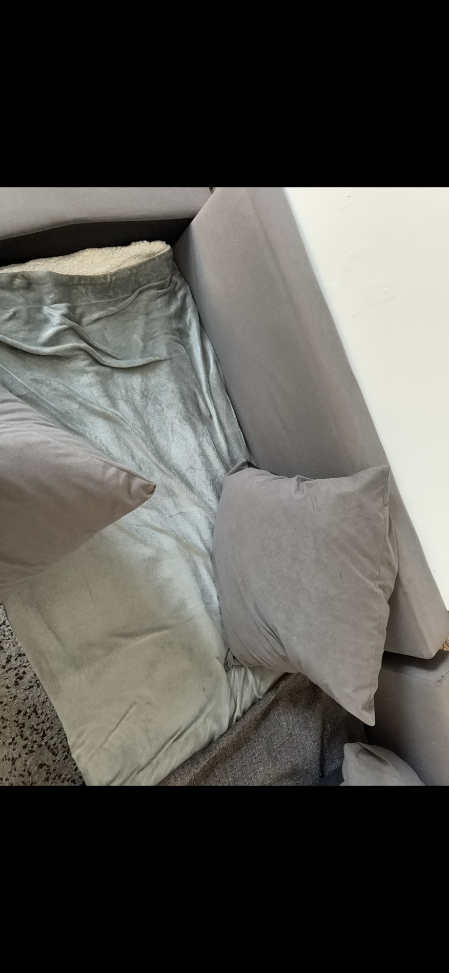 Grey 3-seater sofa