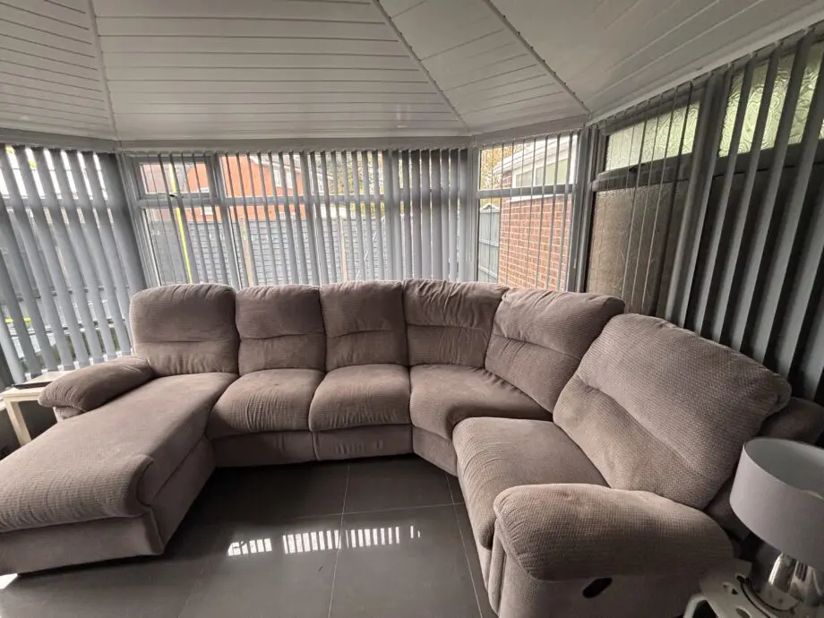 Lazy Boy Nevada Corner Sofa with chaise and manual recliner
