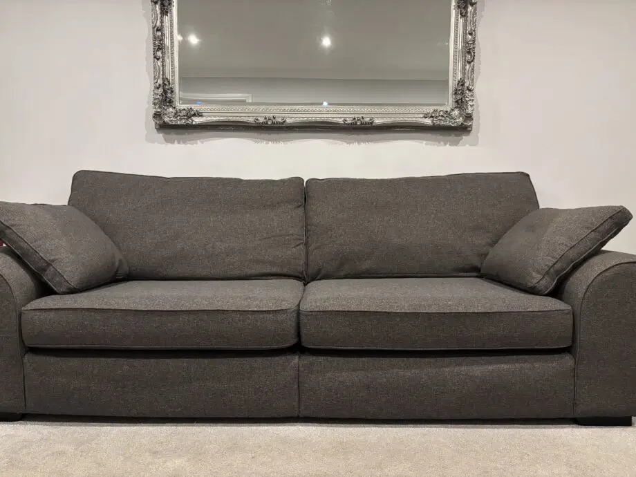 Next Grey 4 seater and 3 seater sofa set