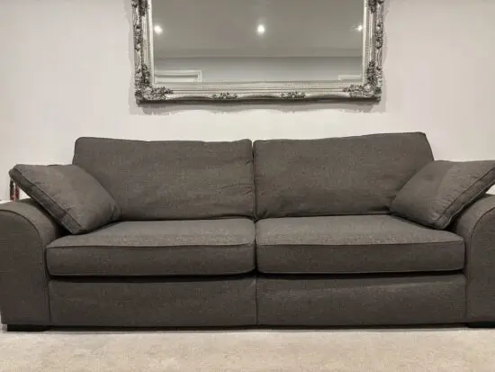 Next Grey 4 seater and 3 seater sofa set