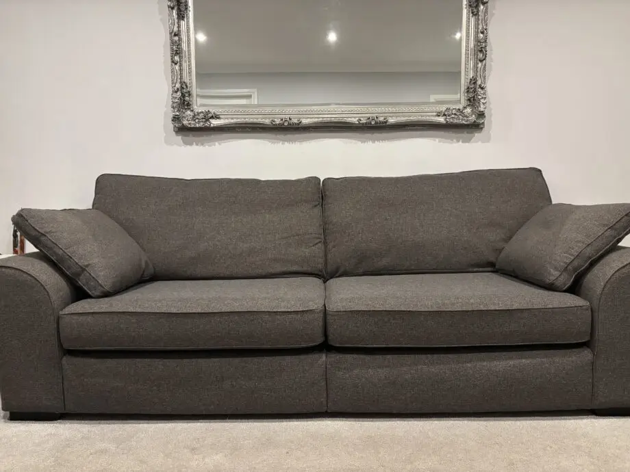 Next Grey 4 seater and 3 seater sofa set