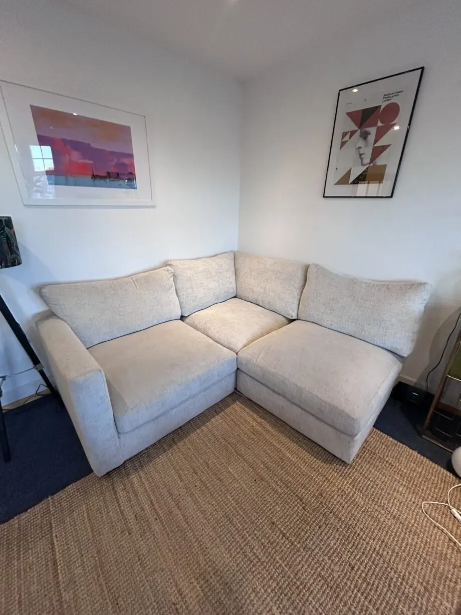 Oak Furniture Land Malvern modular 3 seater left hand corner sofa