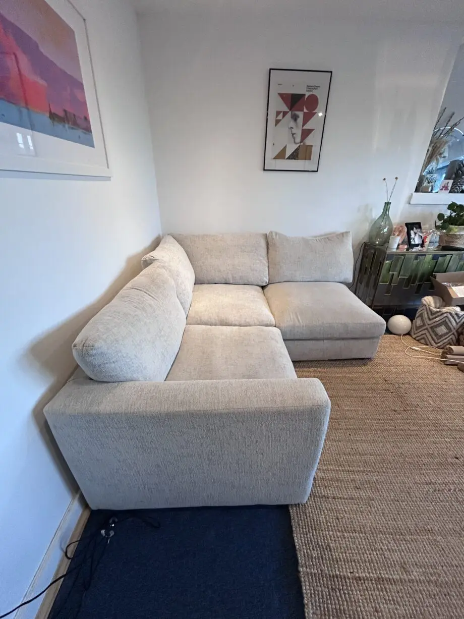 Oak Furniture Land Malvern modular 3 seater left hand corner sofa