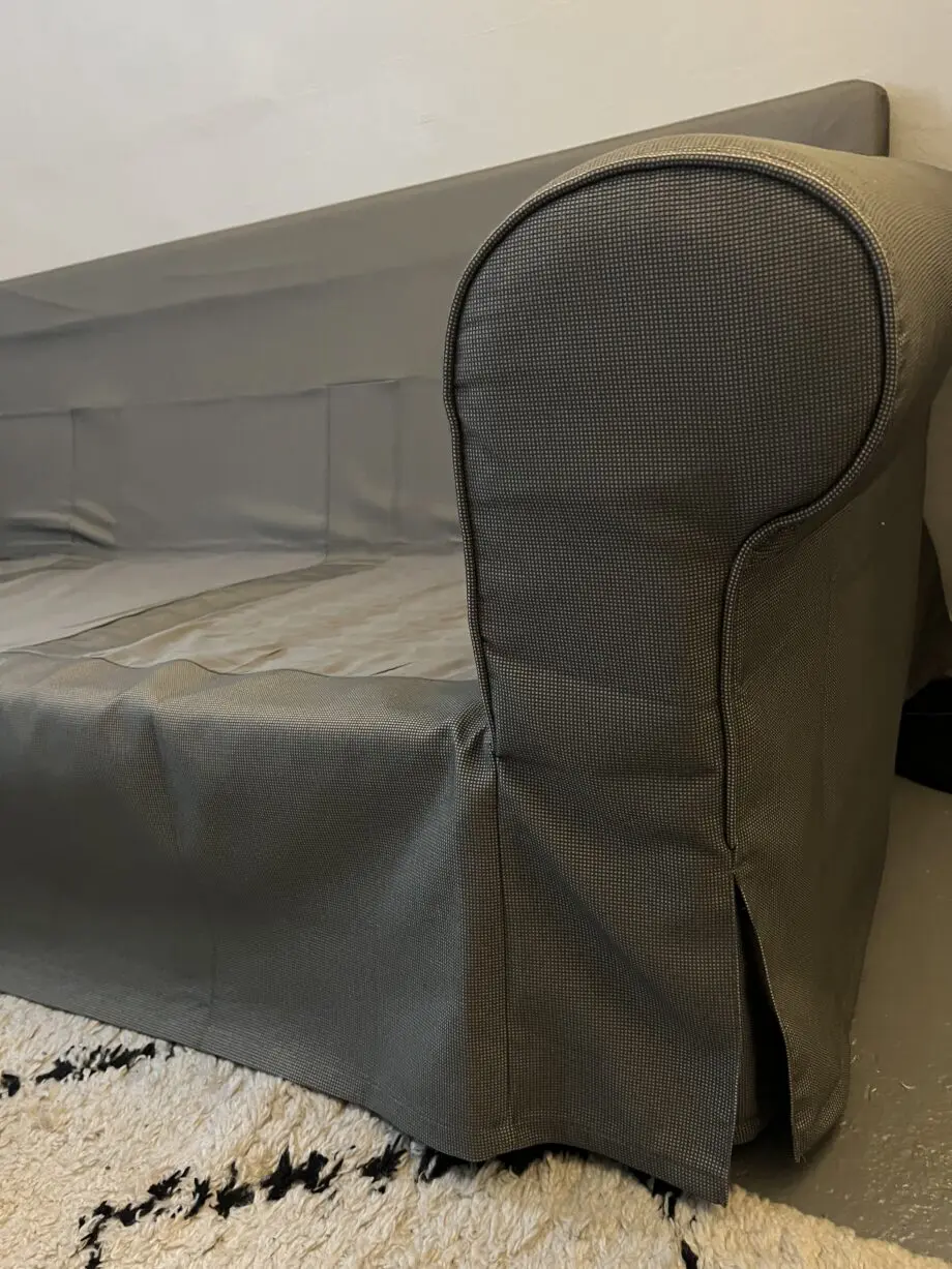 IKEA EKTORP 3 Seater Grey Sofa AND Brand New Set Of Covers