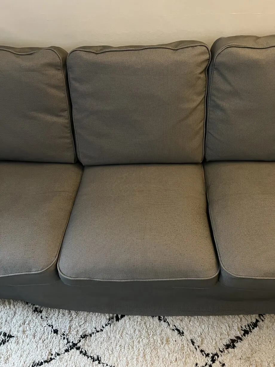 IKEA EKTORP 3 Seater Grey Sofa AND Brand New Set Of Covers