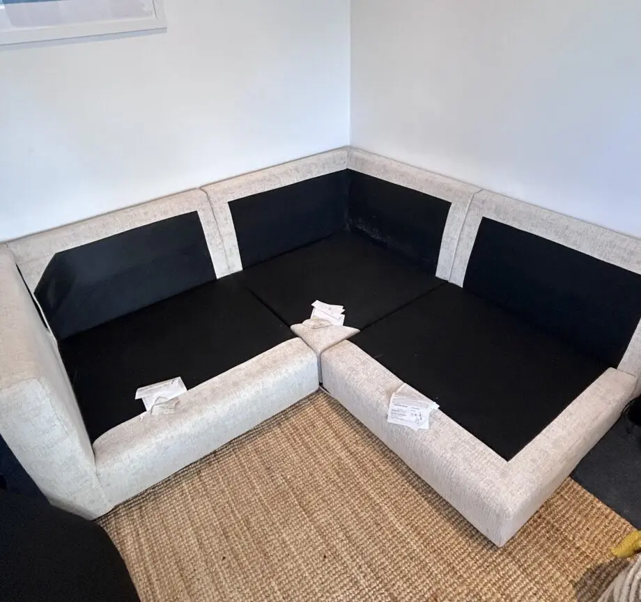 Oak Furniture Land Malvern modular 3 seater left hand corner sofa