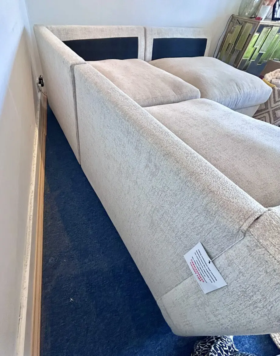 Oak Furniture Land Malvern modular 3 seater left hand corner sofa