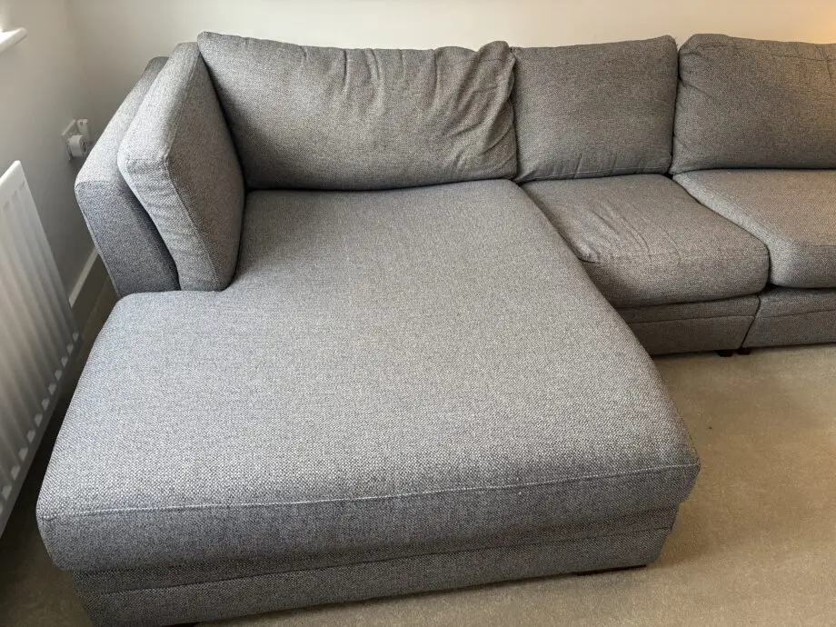 DFS House Beautiful Blue Corner Sofa